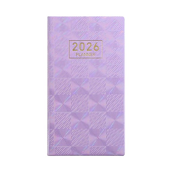 JOGZMZ 2026 A7 Daily Planner - Mini Pocket Organizer Notebook with Calendar, Portable Travel Journal & Scheduling Diary for Office Daily Use