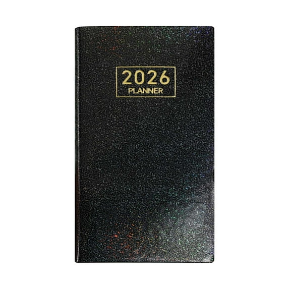 JOGZMZ 2026 A7 Daily Planner - Mini Pocket Organizer Notebook with Calendar, Portable Travel Journal & Scheduling Diary for Office Daily Use