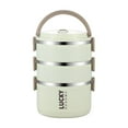 thumbnail image 1 of JOGZMZ 304 Stainless Steel Insulated Lunch Box Multi-layer Double Layer Portable Bento Container for Outdoor Travel Food Grade 172oz, 1 of 6