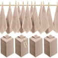 thumbnail image 1 of JOGZMZ 50 Pcs Soft Absorbent Bath Towels Set, 12x12 Inch, Thick and Durable for Bathroom, Spa, Beach Use, 1 of 9