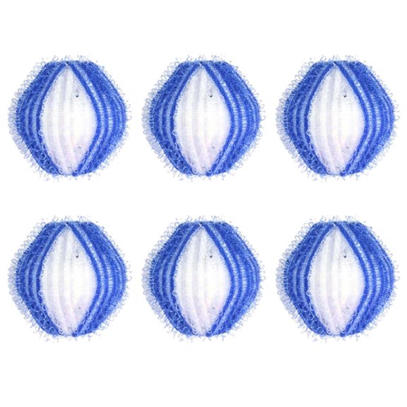JOGZMZ 6 Pcs Laundry Balls Hair Lint Fluff Grabbing Laundry for Washing Machine Wash Ball Cleaning Sustainable Cleaning Supplies Household Essential