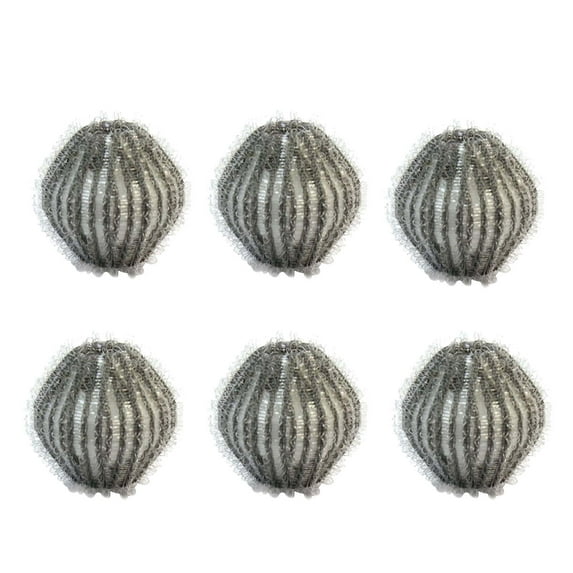 JOGZMZ 6 Pcs Laundry Balls Hair Lint Fluff Grabbing Laundry for Washing Machine Wash Ball Cleaning Sustainable Cleaning Supplies Household Essential