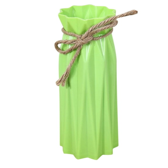 JOGZMZ 7 Inch Geometric Style Vase for Home Decor, Plain Color Vase Flower Arrangement Container Home Office Decor