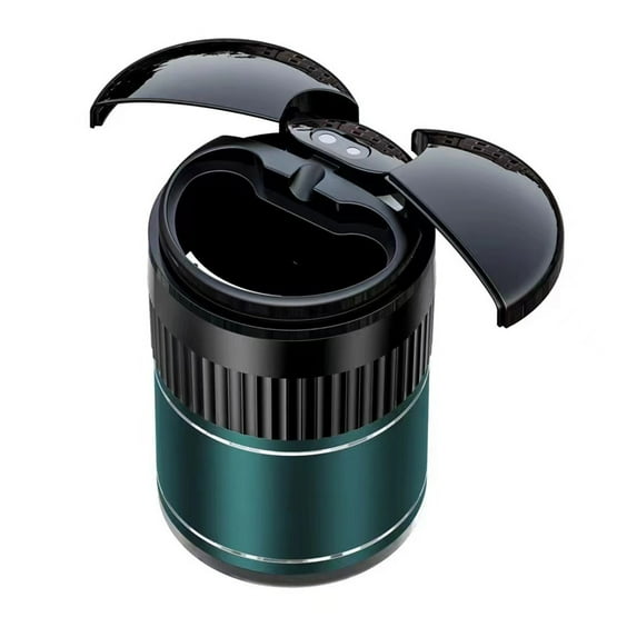 JOGZMZ Car Ashtray with Lid Automatic Sensing Infrared Metal Intelligent Ashtray