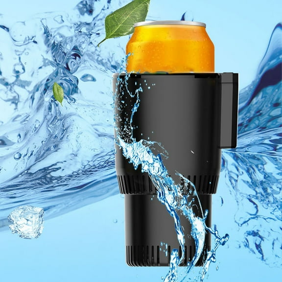 JOGZMZ Car Cup Refrigeration, 12V Smart Car Cup Mug Quick Car Refrigerator Insulation Drink Cooler Cup for Family, Outdoor, Road Trip