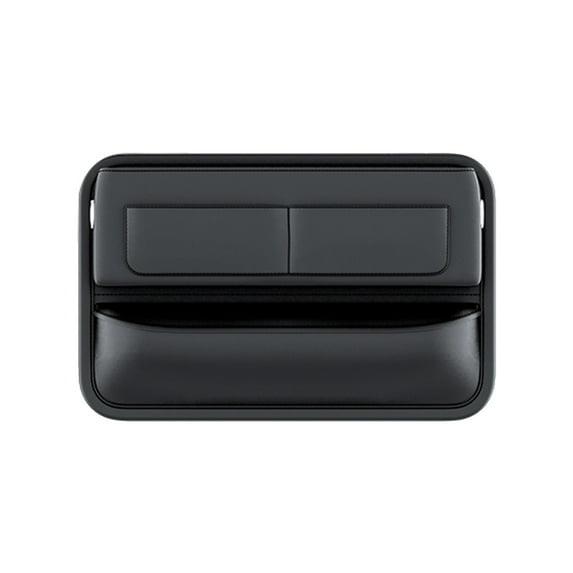 JOGZMZ Car Seat Filler Organizer Car Seam Central Control Storage Box with Multiple Card Slots Texture Car Bag Auto Console Side Storage Box Organizer Front Seat