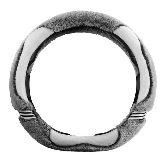 JOGZMZ Car Steering Wheel Cover Car Warm Non-slip Handlebar Cover Winter Antifreeze Hand Car Steering Wheel Cover