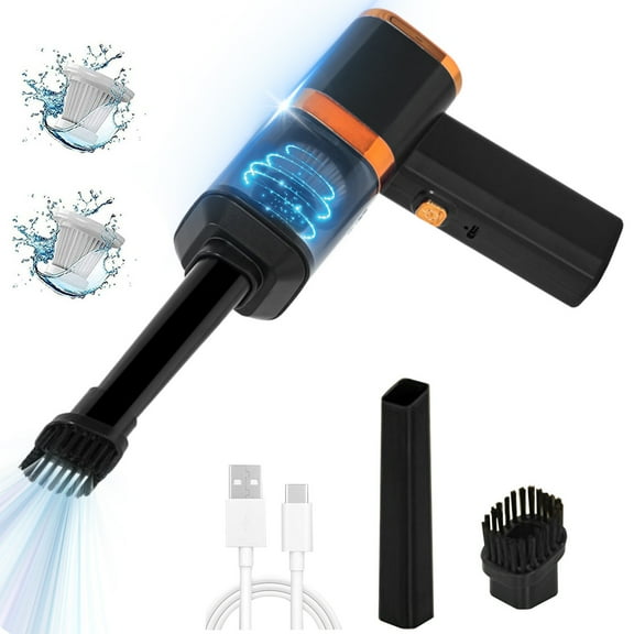 JOGZMZ Cordless Handheld Vacuum for Car, 4000mAh USB Rechargeable Mini Vacuum Cleaner with Powerful Suction for Pet Hair, Crevices, Keyboard, Portable & Lightweight for Home Office Use