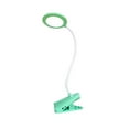 thumbnail image 1 of JOGZMZ Clip-On LED Desk Lamp USB Rechargeable, 360° Adjustable Gooseneck Bedside Night Light, Portable Eye Protection Task Lamp for Home Office - White/Pink/Yellow/Green, 1 of 6