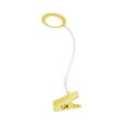 thumbnail image 1 of JOGZMZ Clip-On LED Desk Lamp USB Rechargeable, 360° Adjustable Gooseneck Bedside Night Light, Portable Eye Protection Task Lamp for Home Office - White/Pink/Yellow/Green, 1 of 6