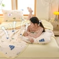 thumbnail image 1 of JOGZMZ Cooling Summer Quilt Ice Silk Breathable Lightweight Thin Comforter Washable 39x59 Inch Single Bed Blanket for Hot Sleepers, 1 of 6