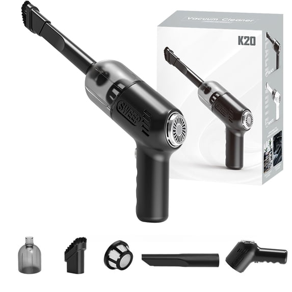 JOGZMZ Cordless Handheld Vacuum Cleaner 3000PA Powerful Suction, Wet Dry Use for Car Home, Portable Rechargeable with 20Mins Runtime & Washable Filter