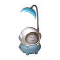 thumbnail image 1 of JOGZMZ Cute Astronaut Cat Desk Lamp USB Rechargeable LED Table Light Flexible Gooseneck with Pen Holder for Home Office Decor, 1 of 6