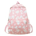 thumbnail image 1 of JOGZMZ Cute Cow Print Backpack, Fashionable Large Capacity Bag, Casual Nylon Backpack for Teens & College, 1 of 6