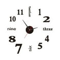 thumbnail image 1 of JOGZMZ DIY Wall Clock Silent Non-Ticking, Frameless Analog Clock Modern Style Battery Operated Wall Clock for Living Room, Bedroom Indoor Use, 1 of 7