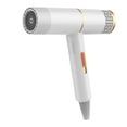 thumbnail image 1 of JOGZMZ Electric Hair Dryer High-power Electric Hair Dryer Home Hair Dryer Hot Wind Comb Hair Salon Blowing Comb Lightweight Travel Hairdryer Salon Blowing Comb177 White 7.16×7.48in, 1 of 9