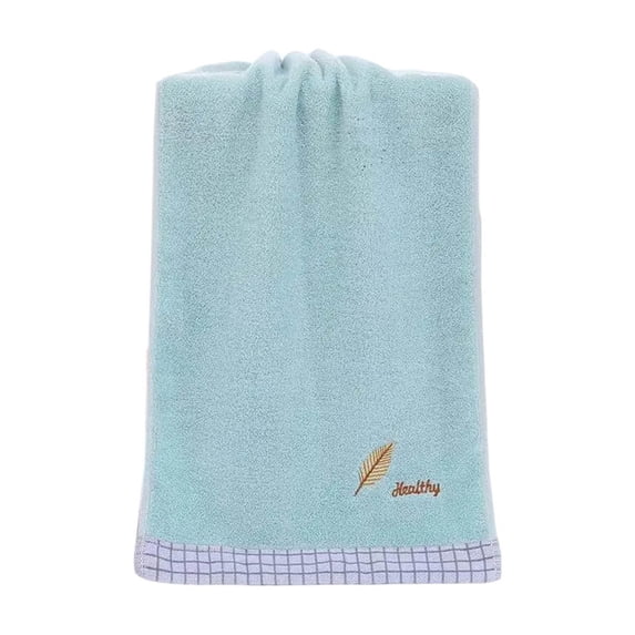 JOGZMZ Embroidered Leaf Cotton Towel Set - Absorbent Quick-Dry Face Hand Bath Towels, Soft Home Towels for Bathroom