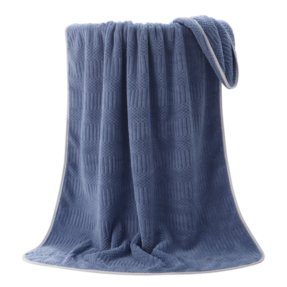 JOGZMZ Extra Large Coral Fleece Bath Towel 27.5x55 Inch - Plush Super Absorbent Quick Dry Shower Towel, Spa Luxury Soft Bath Sheet for Adults