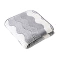 thumbnail image 1 of JOGZMZ Extra Large Thickened Coral Fleece Towel with Wavy Texture - Highly Absorbent Quick Dry Face Bath Towel for Home Daily Use, 1 of 6