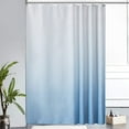 thumbnail image 1 of JOGZMZ Gradient Digital Print Shower Curtain, Waterproof Polyester Bathroom Curtain, 36x72 Inch, Weighted Hem & Rust-Proof Grommets, 1 of 8