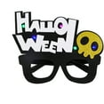 thumbnail image 1 of JOGZMZ Halloween LED Light Up Glasses for Adults & Kids - Funny Party Accessories with Pumpkin, Bat, Skull Designs - Purple Accents - 6.5x5.7 Inches, 1 of 5