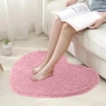 thumbnail image 1 of JOGZMZ Heart Shaped Rug Heart Shaped Decorative Floor Mat Shower Mat Non Slip Washable Doormat Entrance Welcome Carpet for Home Living Room Sofa Bathroom Floor Pink 16x20x0.8in, 1 of 7