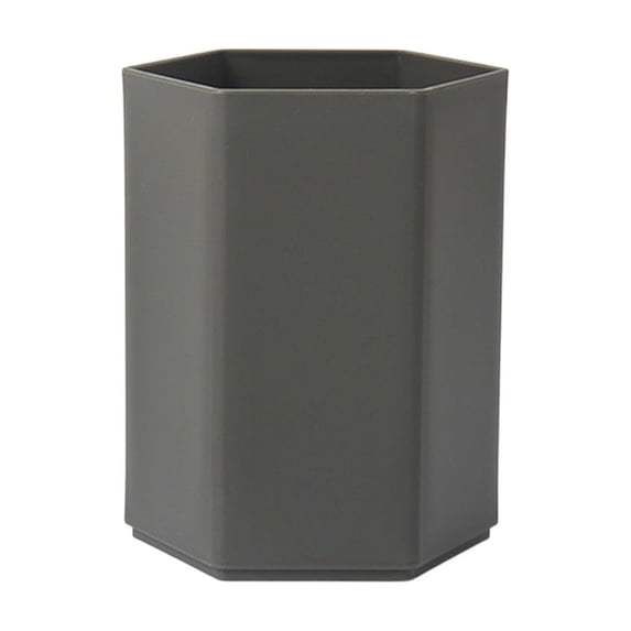 JOGZMZ Hexagonal Pen Holder for Desk, Large Capacity Desktop Organizer for Office Stationery, Plastic Pen Cup Storage Box
