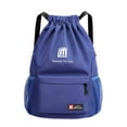thumbnail image 1 of JOGZMZ Large Drawstring Sports Backpack, Waterproof Gym Bag with Adjustable Straps, Lightweight Travel Storage for Hiking & Camping, 1 of 2