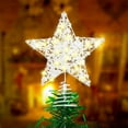 thumbnail image 1 of JOGZMZ Light - Up LED Star Christmas Tree Topper, 12 in, Christmas Tree Decoration for Indoor Office Xmas New Year Holiday Tree Decoration, 1 of 6