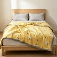 thumbnail image 1 of JOGZMZ Lightweight Summer Cooling Quilt Full Size Soft Breathable Skin-Friendly Air Conditioner Comforter Machine Washable All Season Bedspread for Twin Bed 55x79 Inch, 1 of 6