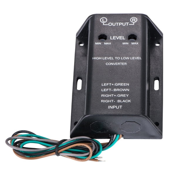 JOGZMZ Line Output Converter Regulable Amplifier Add on Module for Car Stereo