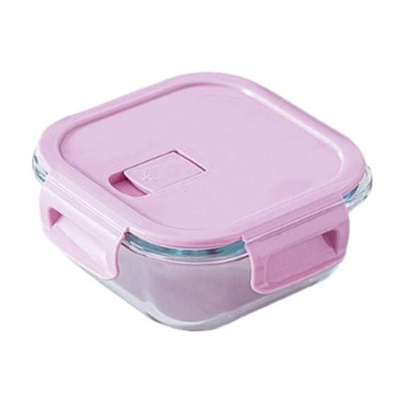 JOGZMZ Microwave Safe Glass Lunch Box - Thermal Shock Resistant Dishwasher Safe Food Container for Office Workers BPA-Free 33oz