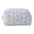thumbnail image 1 of JOGZMZ Minimalist Letter-Print Canvas Pencil-Case - Multifunctional Zipper Pouch with High Storage Capacity for Stationery & Toiletries, 1 of 6