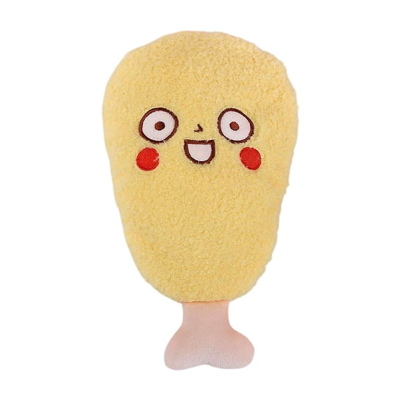 JOGZMZ Novelty Chicken Leg Pencil Pouch Soft Plush Fleece Novelty Pen Case Fun Food-Shaped Stationery Organizer