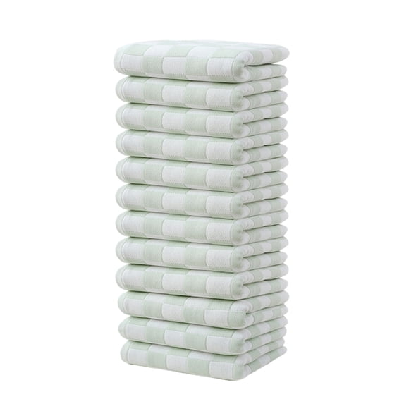 JOGZMZ Premium Soft Gauze Face Towels 12 Pack - Quick Dry, Highly Absorbent Polyester Towels for Bath, Spa, Beach