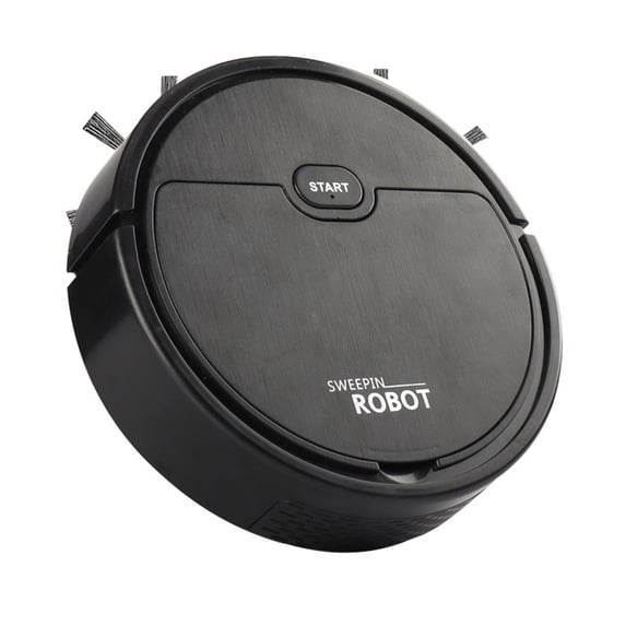 JOGZMZ Robot Vacuum and Mop 2 in 1, Smart Sweeping Robot with Intelligent Obstacle Avoidance, Low Noise, 60 Mins Runtime, for Hardwood Floors and Tile, USB Rechargeable, Ideal for Pet Hair