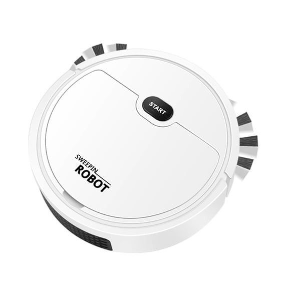 JOGZMZ Robot Vacuum and Mop 2 in 1, Smart Sweeping Robot with Intelligent Obstacle Avoidance, Low Noise, 60 Mins Runtime, for Hardwood Floors and Tile, USB Rechargeable, Ideal for Pet Hair