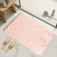 thumbnail image 1 of JOGZMZ Rugs Ultra Absorbent Non-Slip Memory Foam Machine Washable Soft Velvet Bath Mats Easier to Dry for Bathroom Floor Pink 15.74x23.62in, 1 of 8