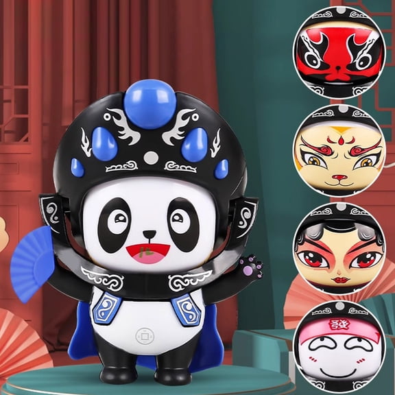 JOGZMZ Sichuan Opera Face Changing Doll with 4 Faces & GIfts Box