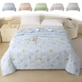 thumbnail image 1 of JOGZMZ Summer Quilt - Lightweight Thin Comforter 59x79 Inch, Washable Soft Bedding for Home Bedroom, Breathable Quilted Blanket, 1 of 6
