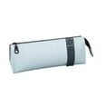 thumbnail image 1 of JOGZMZ Triangular Waterproof Pencil-Case Retro Faux Leather Stationery Box Large Capacity Zipper Organizer for Office & Travel Essentials, 1 of 5