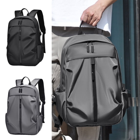 JOGZMZ USB Charging Laptop Backpack, 15.6 Inch Business Computer Bag, Anti-Theft Waterproof Backpack for Business & Travel