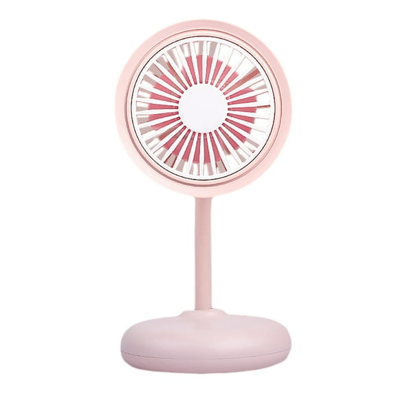 JOGZMZ USB Rechargeable Folding Desktop Fan, 3-Speed Mini Circulating Fan with Brushless Motor, Portable Cooling for Office & Dormitory, 300-500mAh Battery