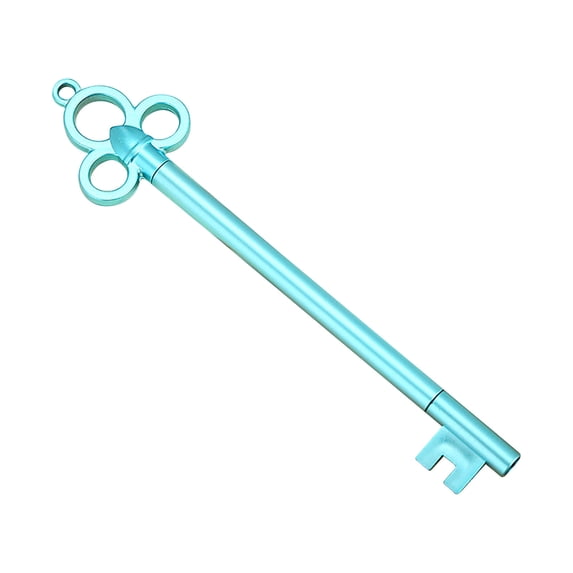 JOGZMZ Vintage Key-Shaped Gel Ink Pen - Retro Design Ballpoint for Journaling, Collectibles & Office Use, Unique Novelty Writing Tool with Smooth Ink Flow