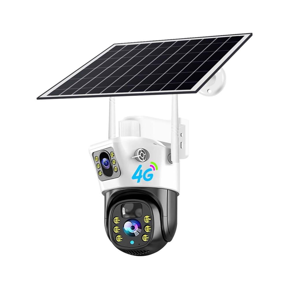 JOGZMZ WIFI Solar 360 Degree Panoramic Rotation Intelligent Tracking ...