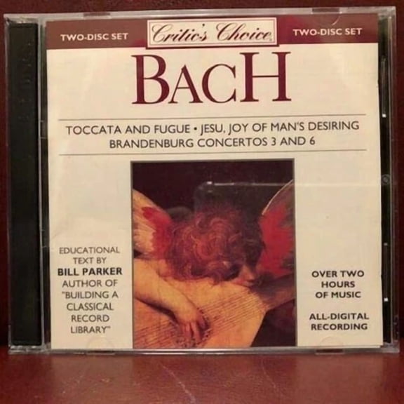 JOHANN SEBASTIAN BACH (1085-1750) - Music CD - - - Critic's Choice Digital - - Sold by Sounda
