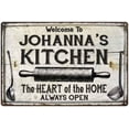 thumbnail image 1 of JOHANNA'S Kitchen Farmhouse Sign 8 x 12 High Gloss Metal 208120033489, 1 of 1