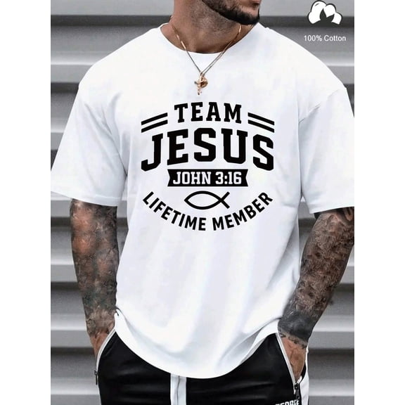 JOHN 316 Printed Round Neck Short Sleeved Shirt, Trendy Brand Fashion, Unique Design, Outdoor Street, Hiphop Casual Style, Comfortable Fabric, Men'S Short Sleeved Top, Springsummer Men'S Tshirt