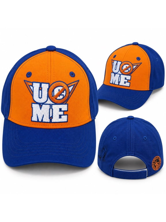 JOHN CENA Orange Never Give Up Baseball Cap Hat NEW