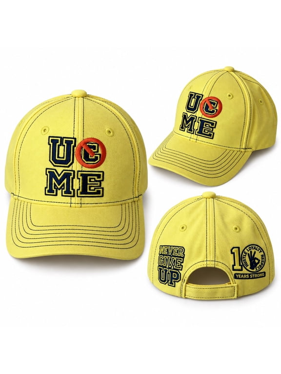 JOHN CENA Yellow U Can't See Me Baseball Cap Hat New